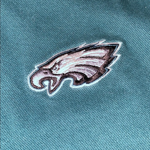 NFL Authentic Eagles Embroidered Collared Shirt - Picture 5 of 6
